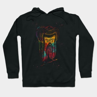 Human tooth structure Hoodie